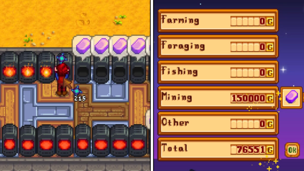 Making Money With Irdium Ore In Stardew Valley