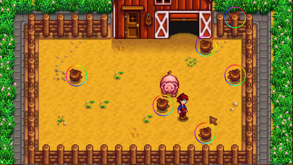 Pigs in stardew valley