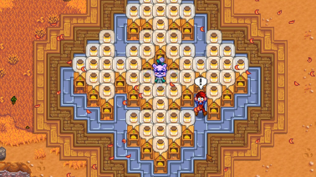 Bee houses in Stardew Valley