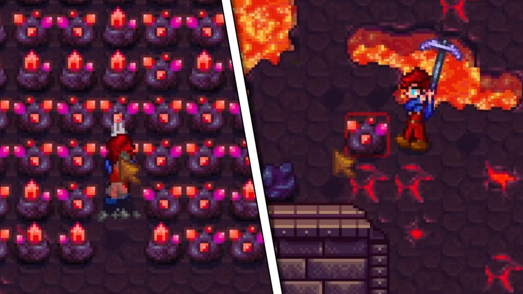 How to farm for cinder shards in stardew valley