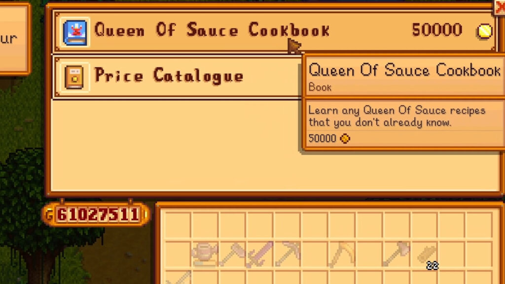 Queen of Sauce Cook Book In Starde wValley