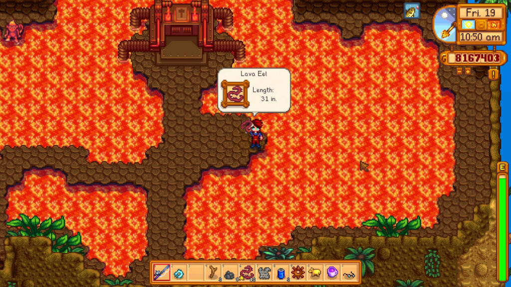 Stardew Valley lava Eel