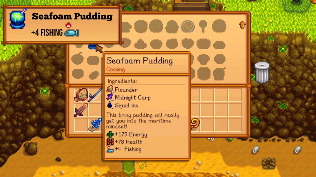 Stardew Valley Seafoam Pudding