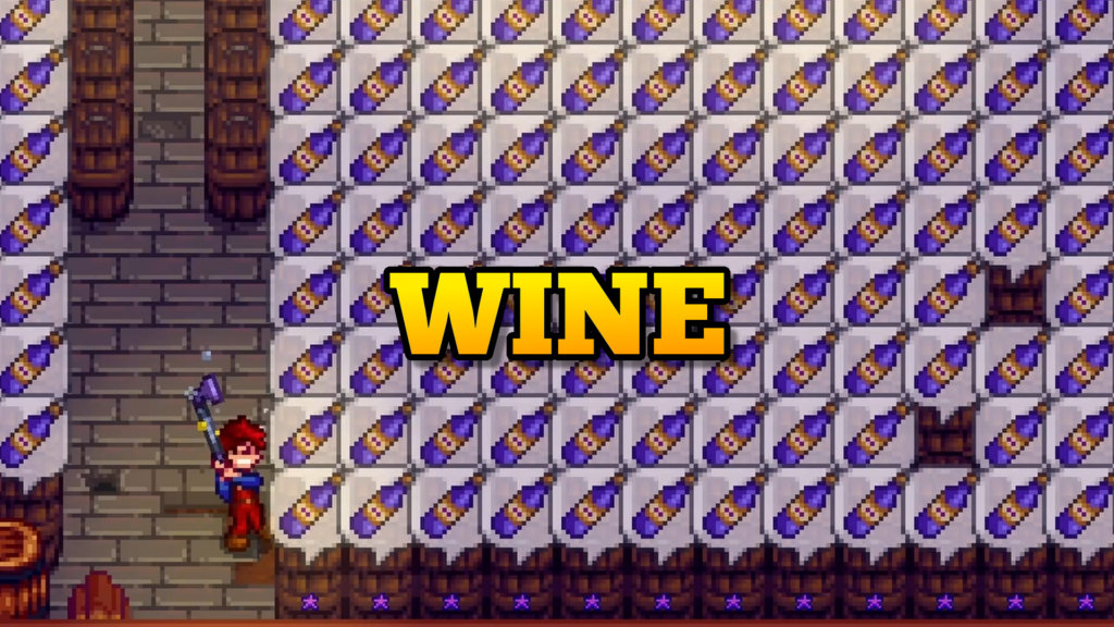 Using Wine to make Moeny In Stardew Valley