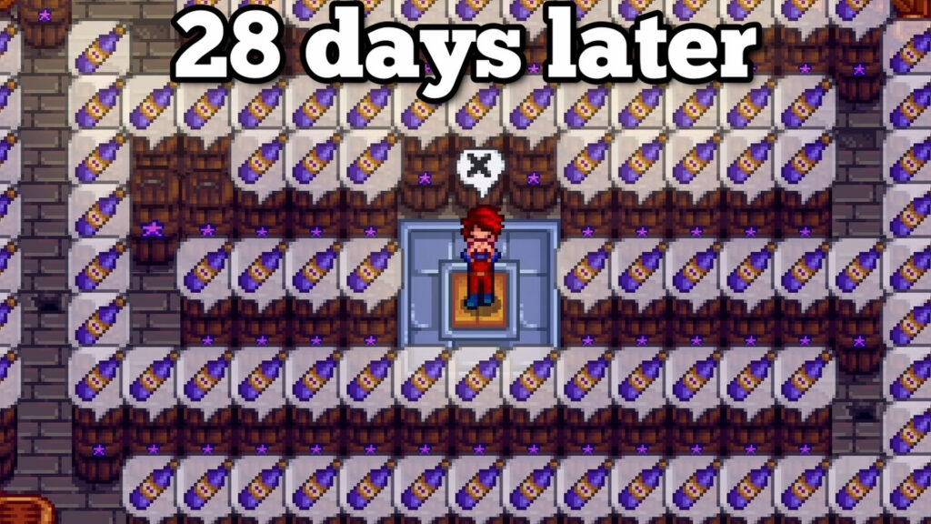 Stardew Valley Ancient  Fruit  Wine