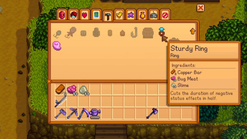 Stardew Valley Sturdy Ring