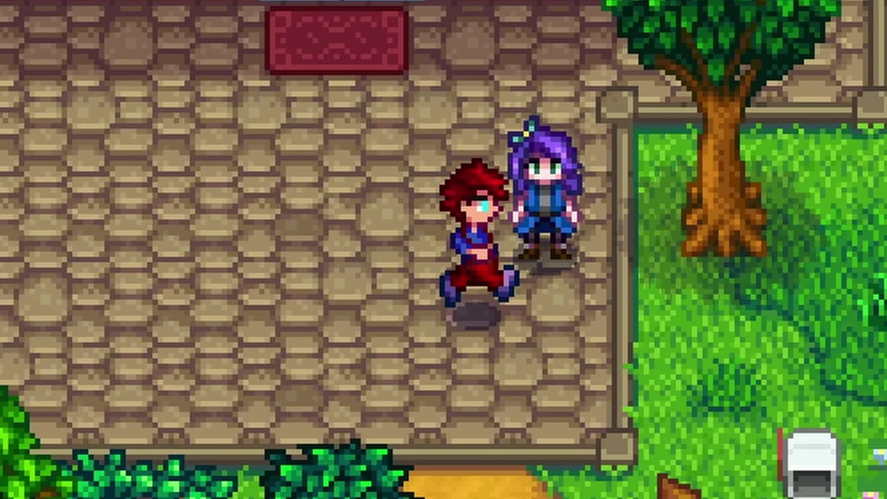 Stardew Valley: Giving a gift to Abigail