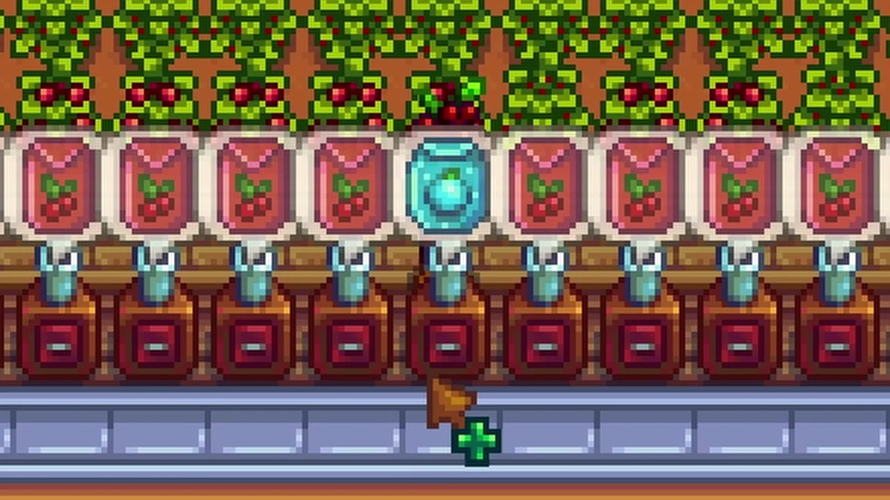 Stardew Valley: An Ancient Seed appearing in a Seed Maker