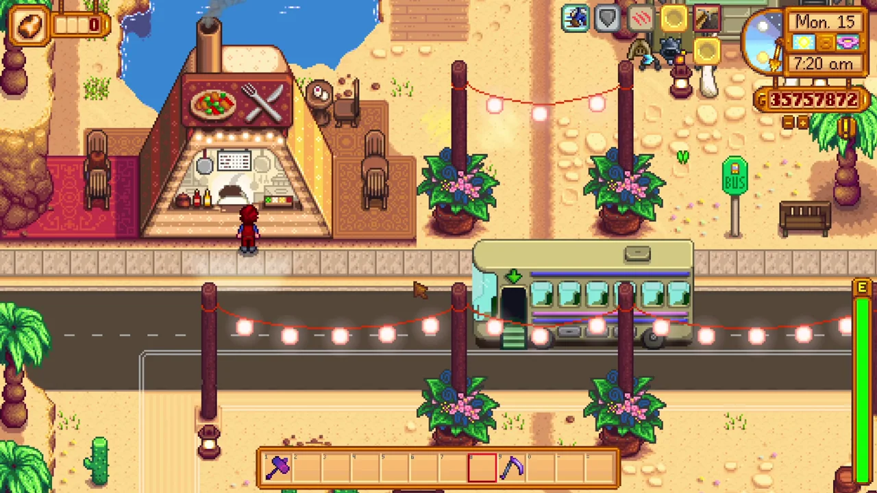 advanced Stardew Valley tips: Visiting the Desert Festival