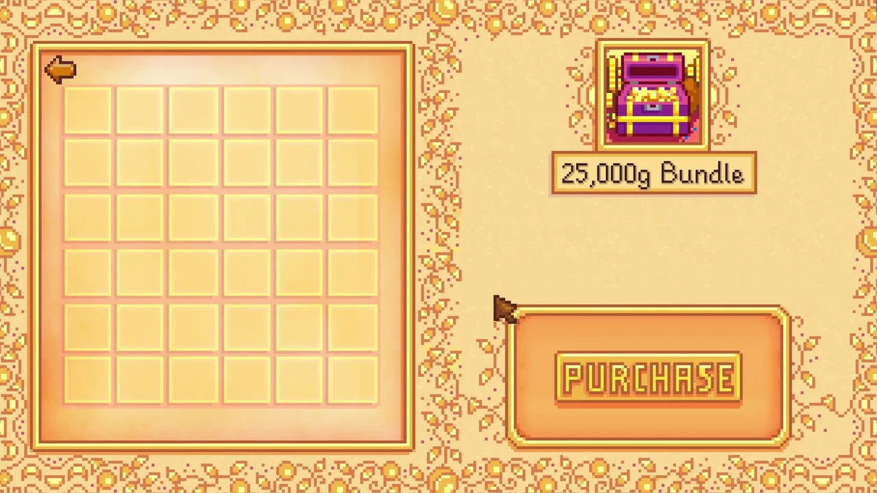 Stardew Valley: The Vault’s 25000g bundle