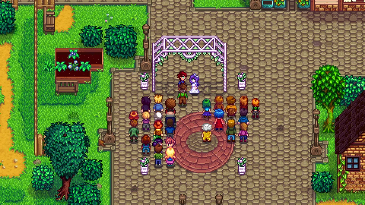 Stardew Valley: A wedding in Pelican Town