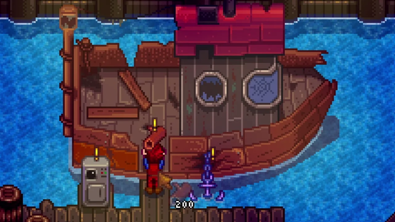 Stardew Valley Ginger Island guide: Willy’s boat awaiting repairs