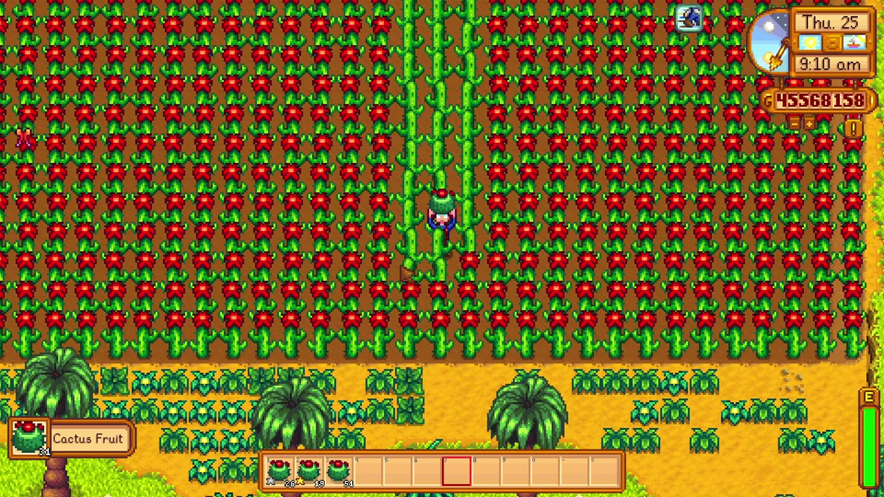 Stardew Valley: A crop field in Island West