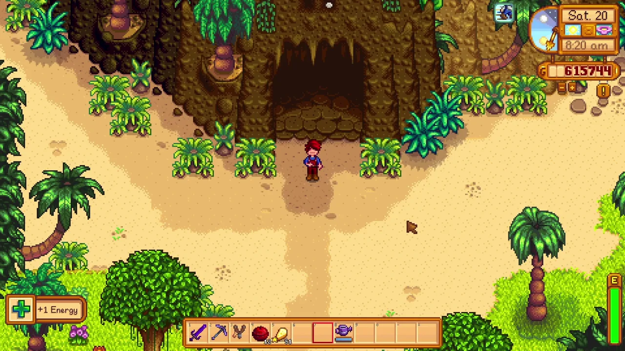 Stardew Valley: The entrance to the Volcano Dungeon
