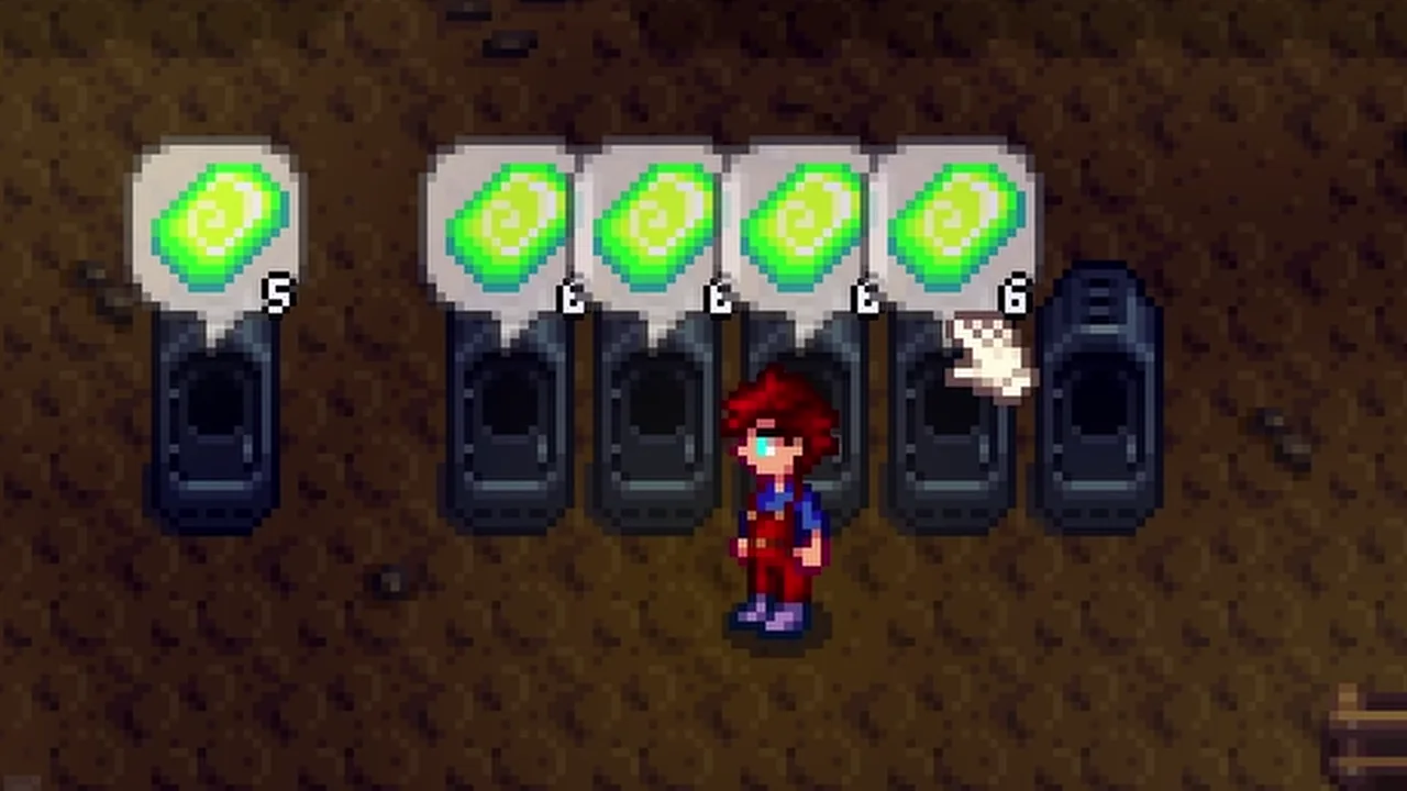 Stardew Valley: Radioactive Bars and processing machines