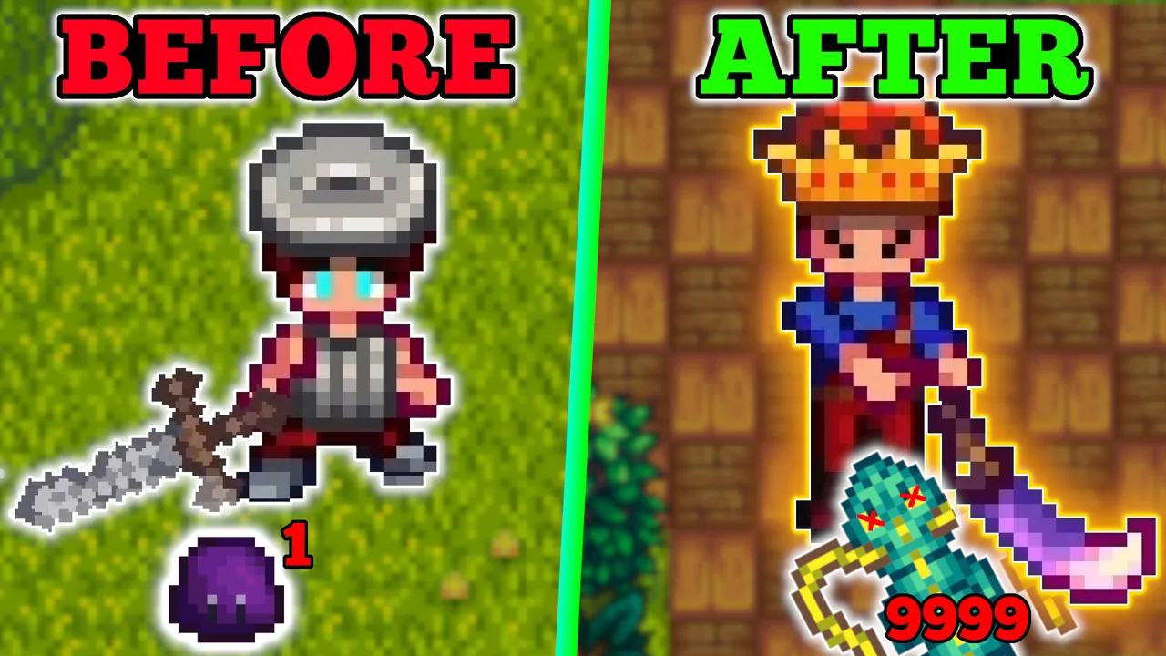 MGaud’s Stardew Valley combat builds — original video thumbnail