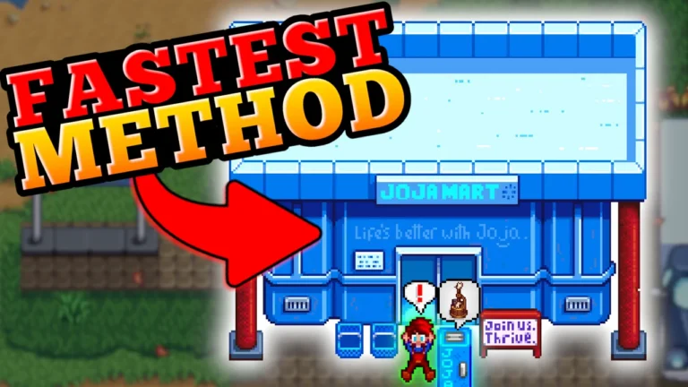 Stardew Valley Joja Guide: My Best Route in 7 Steps