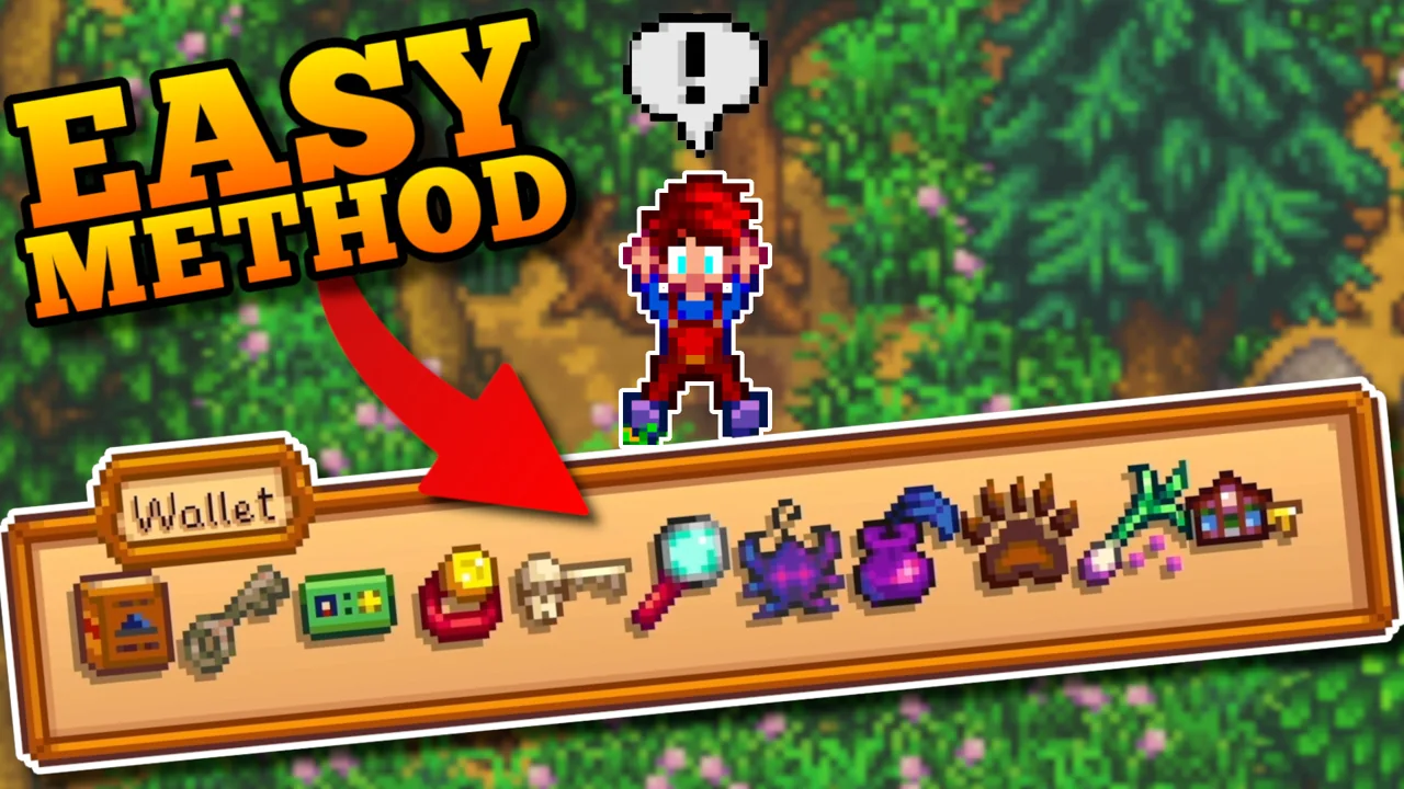 MGaud’s Stardew Valley wallet items — original video thumbnail