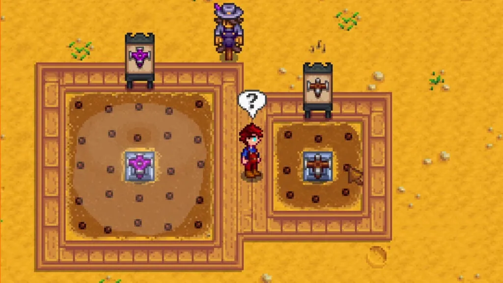 Sprinklers in Stardew Valley