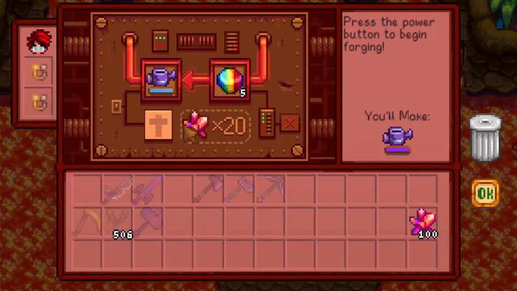 The Forge In Stardew Valley