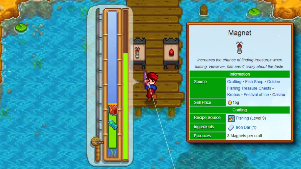 Stardew Valley Myth: Fish hate the taste of magnets
