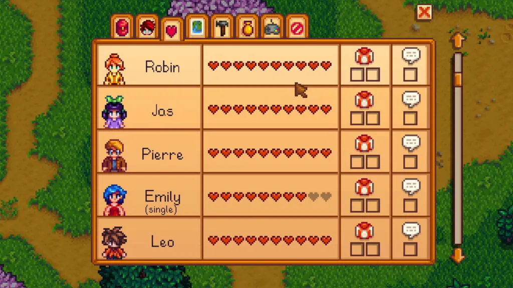 Friendship In Stardew Valley