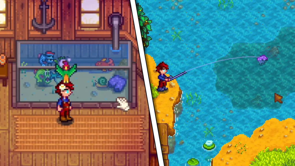 Mayor Lewis’s shorts displayed in a fish tank and used as a fishing bobber