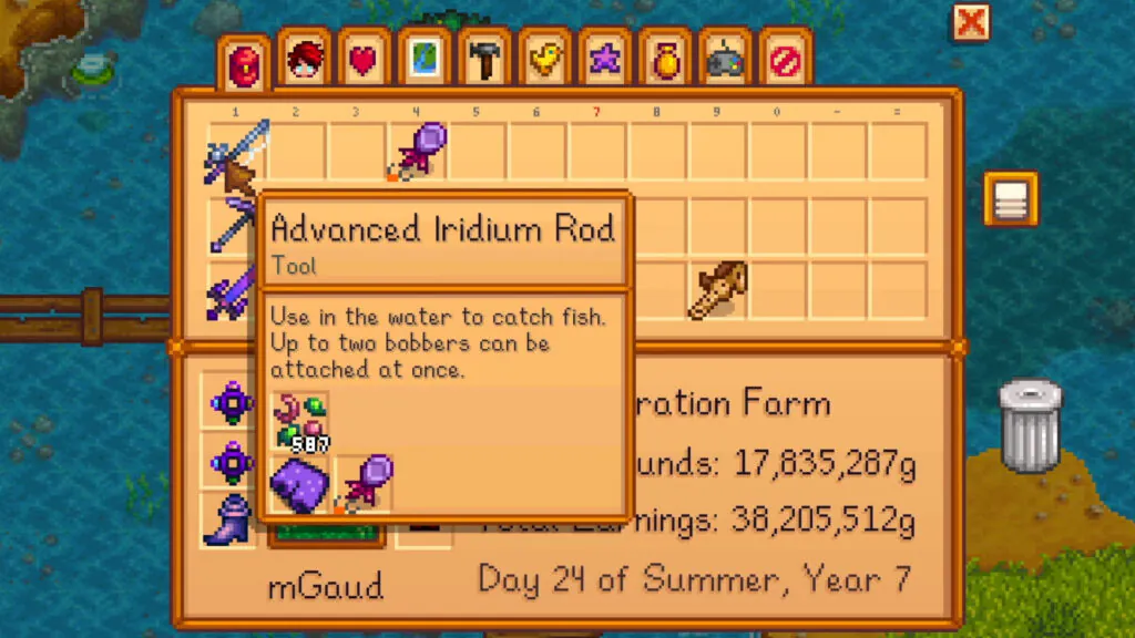 Stardew Valley mayor Lewis Tackle