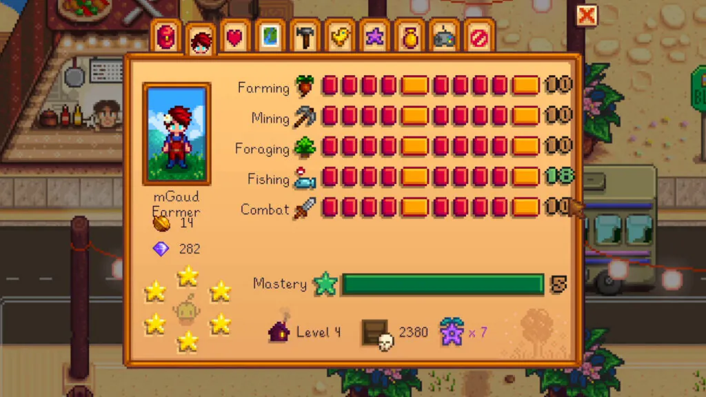 Stardew Valley Fishing Chef Buffs Double