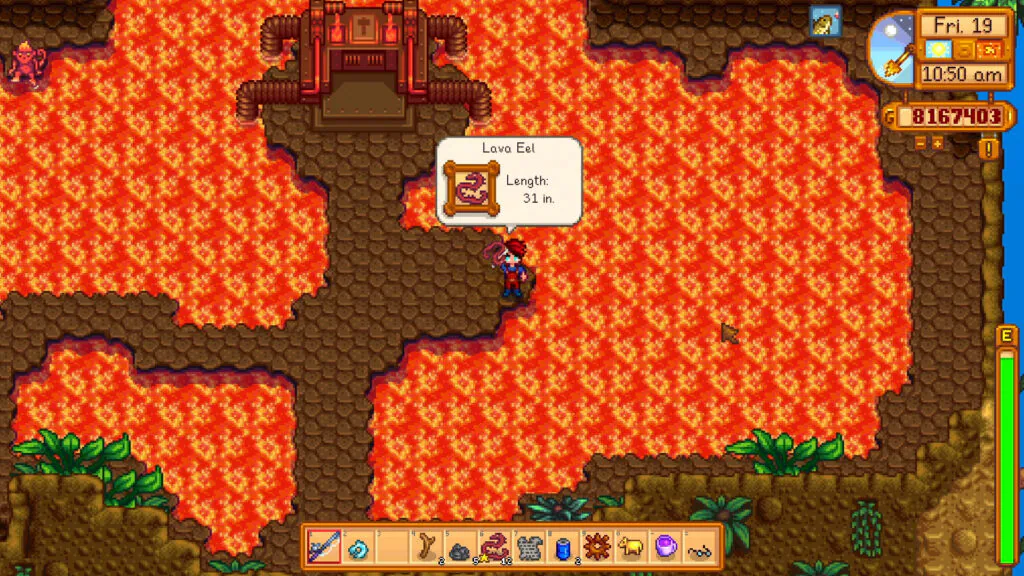 Stardew Valley lava Eel