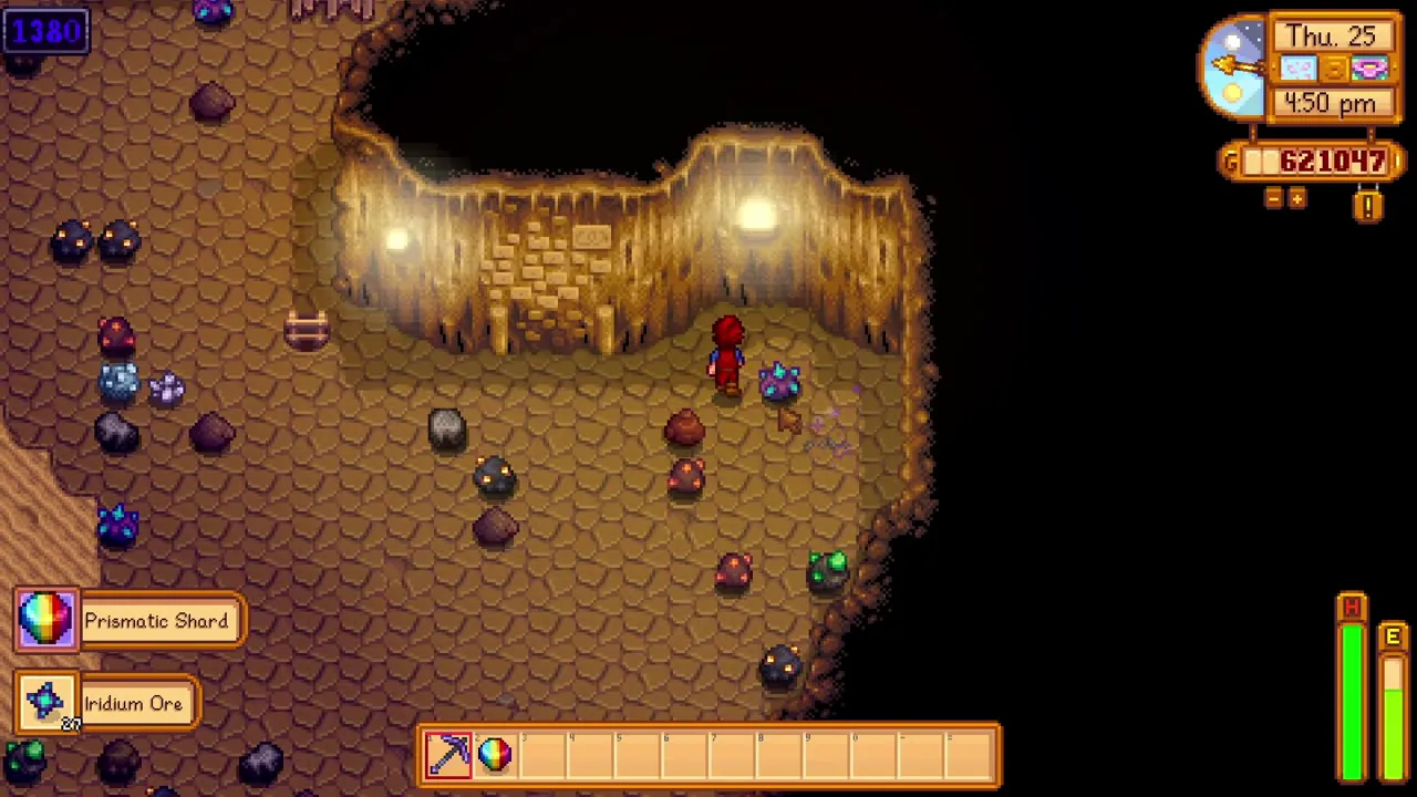 Stardew Valley: Mining with explosives underground