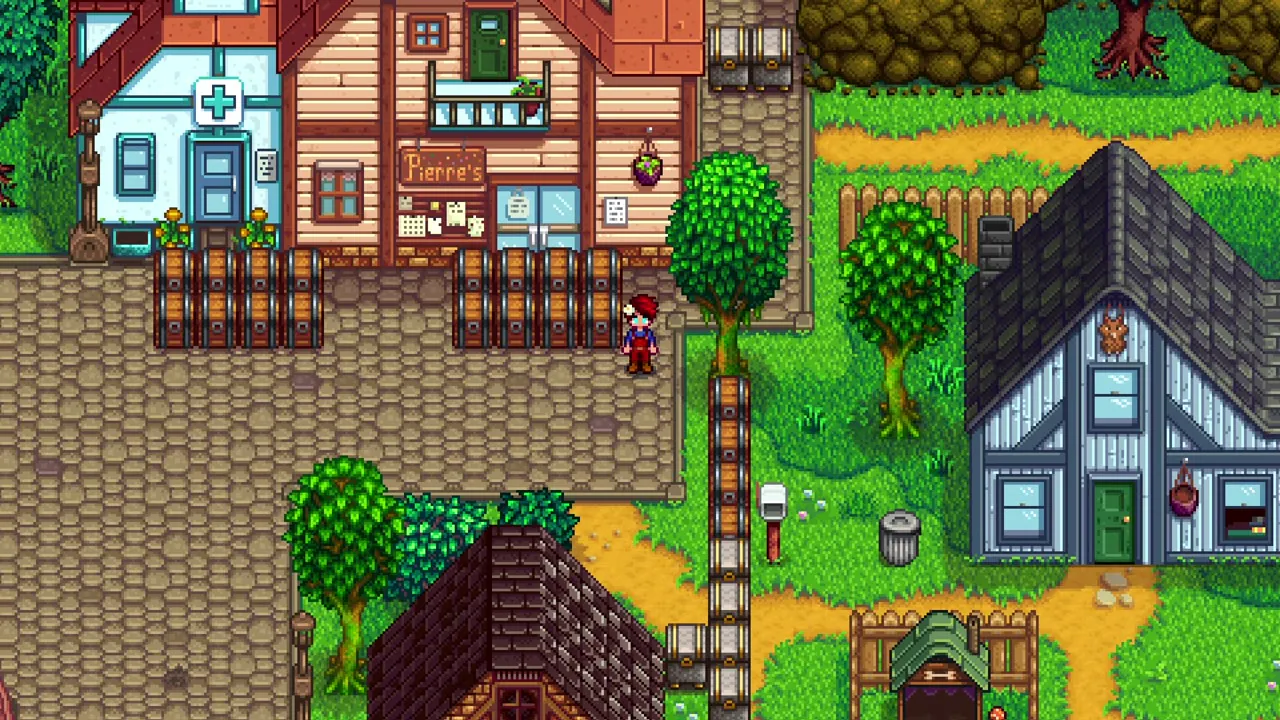 Stardew Valley: Chests placed around Pelican Town